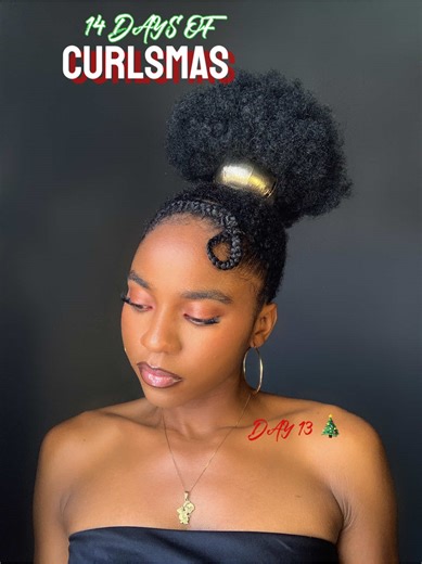 13 Curly Holiday Hairstyles for Natural Hair