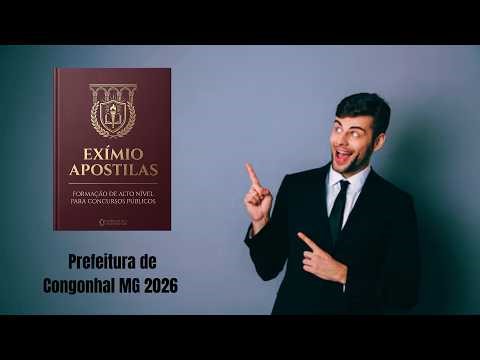 Apostila Prefeitura de Congonhal MG 2026 Instrutor Musical