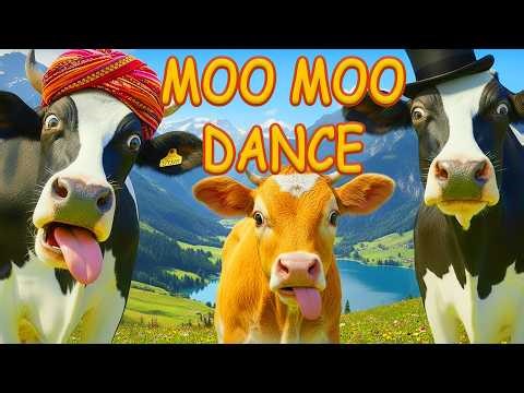 Cow Dance 🐄 Funny Cow Video 8 (Moo Moo) │ Funny Dancing Cow Song