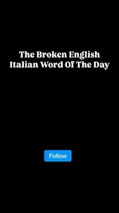 The Broken English Italian word of the day #standup #unclelouie #standupcomedy #italian #oldschool #italiancomedy #comedyvideo | The Uncle Louie Variety Show