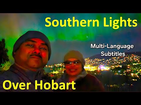 Stunning Aurora Australis Over Hobart | Southern Lights in Tasmania