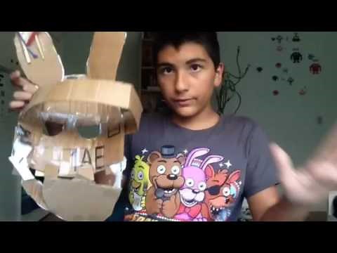 (Outdated) How to make a cardboard springtrap mask