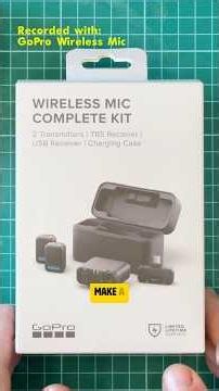 GoPro's first Wireless Mic kit connects directly to your camera