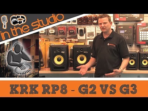 KRK Rokit RP8 G3 vs G2 Studio Monitor Comparison