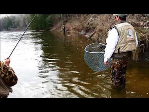 Steelhead Fishing The Au Sable with Big Tm