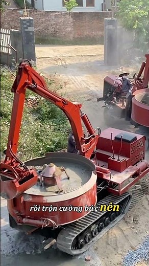 The Hong Ha self-feeding concrete mixer is designed for construction projects in narrow alleys an...