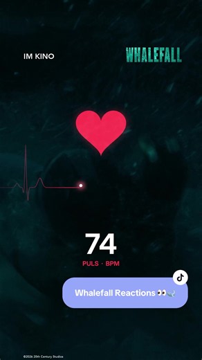 Puls auf 180 in 3, 2, 1 ... 📈👀🐋 Erlebe „Whalefall“ ab 15. Oktober nur im Kino. #WhatToWatch #Whalefall