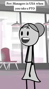 14K views · 337 reactions | Managers in USA when you take a PTO #animation #pto #workhumor #fyp #relationship #animation #viral #relatable #usa #foryou #funnyreel | Darktales | Facebook