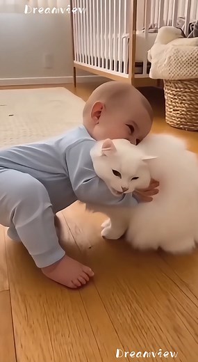 10M views · 508K reactions | The meow that asked for love. 珞  100% AI video for fun & laughs! Every scene is digitally created — no real animals, babies, or people.  Enjoy and share!  No reuploads. #AIreel #AIfunny #AIanimals #AIfun #CreativeAI #AIvideo #AImagic | Dreamview Productions | Facebook