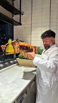 PIZZA CRISPY PORCHETTA, ROAST POTATOES, and CREAMY MAYO PIZZA ASMR! #pizza #porchetta #italianfood