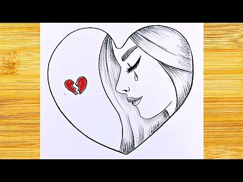 Como dibujar una chica triste/ Aprende a dibujar con un lápiz paso a paso