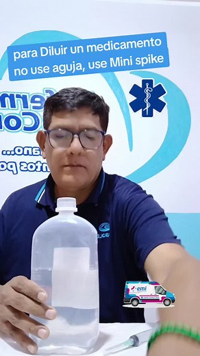 Using a Mini Spike for Fluid Extraction: A Demonstration