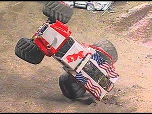 Monster Jam 2013 Backdraft and Big Kahuna Monster Truck Freestyle - San Antonio, Texas