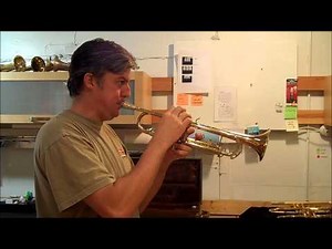 Jason Harrelson play tests the Conn 1000B Trumpet