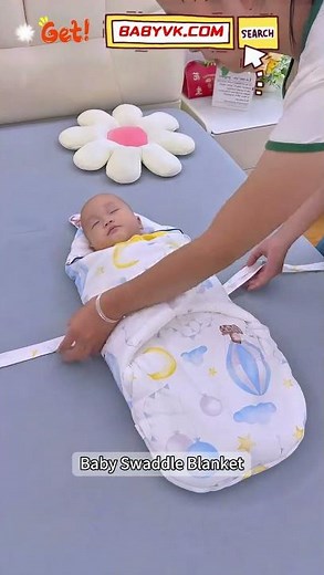 Baby Swaddle Blanket: Wrap, Carry & Sleep All in One! #BabyCare