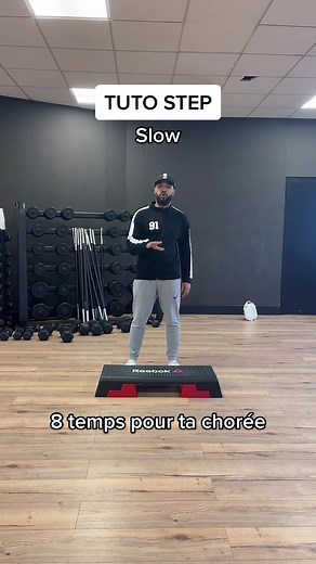 Enchaînement simple de 8 temps en Step #step #sport #fitness