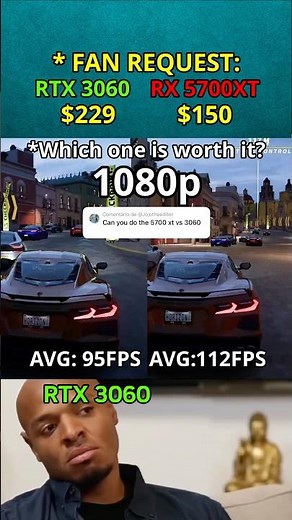 RX 5700 XT vs RTX 3060 — Which one is worth it in 1080p? 🤯 (FAN REQUEST | EP.190)
