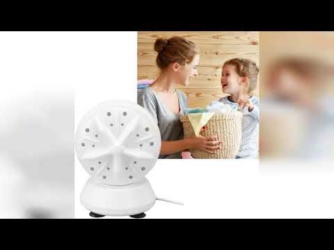 Review: Ultrasonic Washing Machine Dormitory USB Cleaner Portable Travel Washer Washers for Dr...