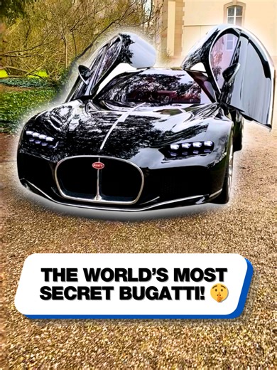 This was the secret Bugatti that was never made... 👀 #bugatti #luxurycars #concept #cartok #supercarblondie