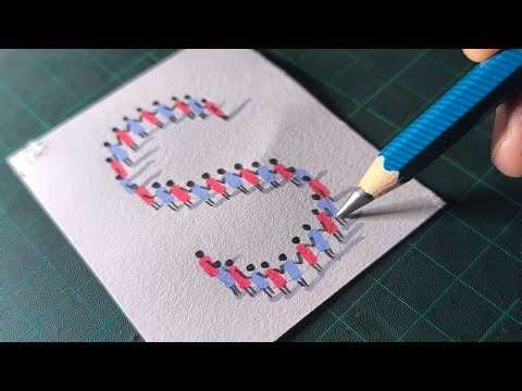 "Master 3D Lettering! | Step-by-Step Guide to Draw a Stunning 3D Letter S"