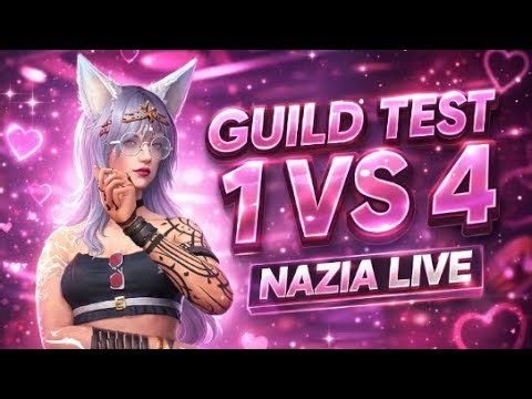 🛑[Live] NK NAZIA LIVE FREE FIRE MAX GIRLS GAMER ❤️