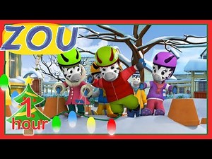 SNOW GAMES 🎿 1 hour COMPILATION ☃️ Cartoons | Zou in English
