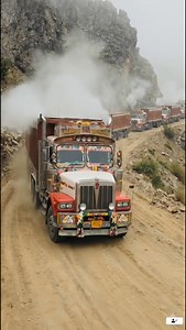 Long truck traveling scene | R Choudhary