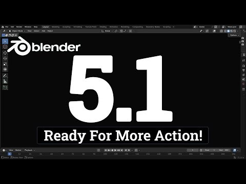 Blender 5.1 Alpha - New Features & Updates!