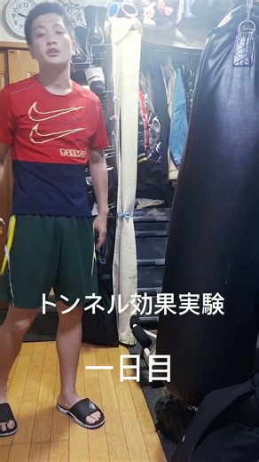 トンネル効果でサンドバッグをすり抜けさせるまで死にません。#毎日投稿 #検証 #トンネル効果#量子力学 #1日目
