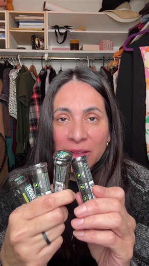 Crystal Breth: Peppermint exploding crystals! You can hear and feel it working. No more bad breath 😷!