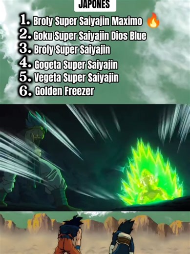 Las 6 Mejores Transformaciones de Broly en Dragon Ball