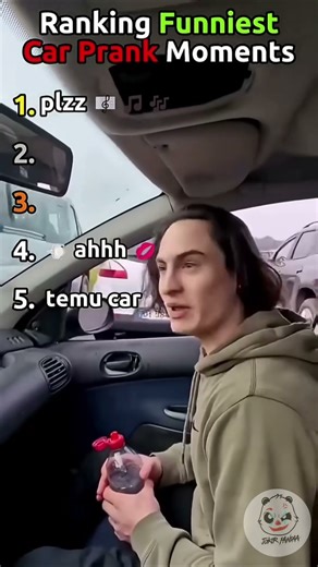 🚘Ranking Funniest Car Prank Moments 💀🤣 #CarPrankMoments #FunnyMoments #InstantRegret #Shorts