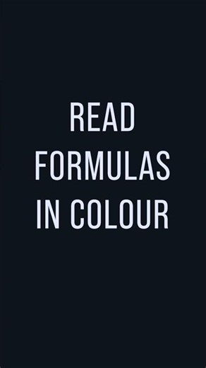 Read Excel Formulas Using Colour Coding