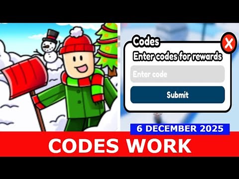 *CODES* Snow Gathering Simulator! ❄️ ROBLOX | DECEMBER 6, 2025