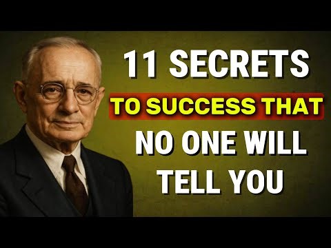 11 SECRETS TO SUCCESS THAT WILL CHANGE YOUR LIFE | Napoleon Hill's Secret to Success