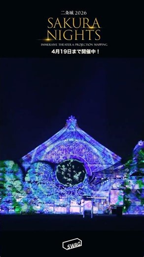 二条城2026 SAKURA NIGHTS -IMMERSIVE THEATRE & PROJECTION MAPPING-