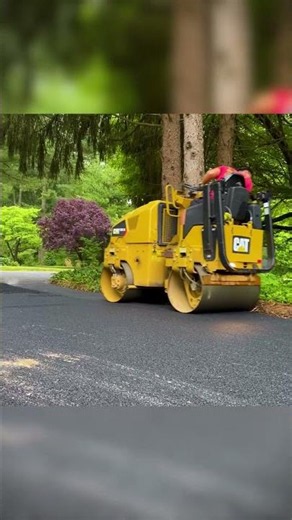 Paving a Wrap Around Asphalt Driveway