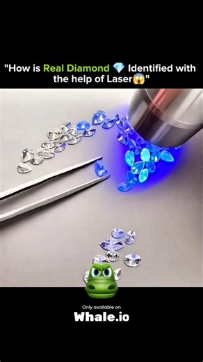 SCIENCE - EXPLAINED on Instagram: "Laser testing is one of the most reliable modern methods for identifying real diamonds. Here’s how it works: 1️⃣ Laser Light Interaction A laser beam is directed at the gemstone. Real diamonds have a unique crystalline structure that bends and scatters (refracts) the light in a very specific way. 2️⃣ Checking Light Refraction (Refractive Index) Diamonds have an extremely high refractive index (2.42). When the laser enters a real diamond, the beam bends sharply 