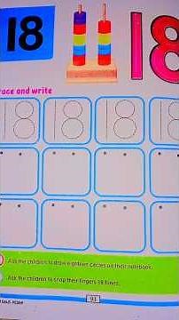 Number Writing Made Simple | Tracing Activity# short # math