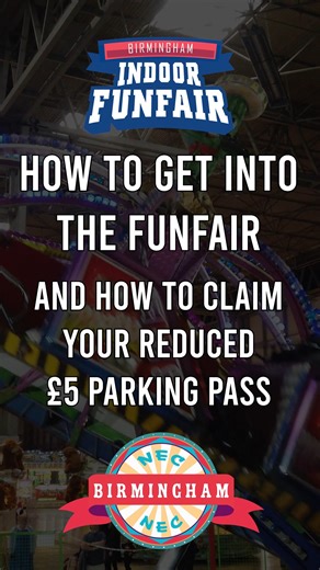 3.7K views · 18 comments | Visiting us at the NEC Birmingham this week?  Get your ticket before they run out via the link in bio and claim 30% off with code NEC30: https://indoorfunfair.org/choose-a-location/birmingham Walk ins also welcome. #Birmingham #Brum #Brummie #SchoolHolidays #MumLife | Indoor Funfair | Facebook