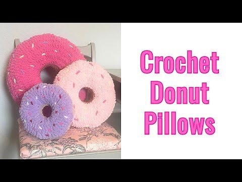 CROCHET DONUTS | Crochet for Beginners, amigurumi donut, crochet food step by step