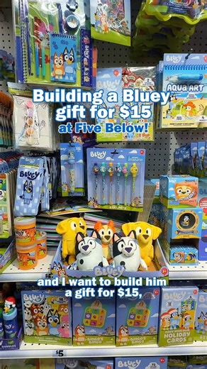 Bluey is soooo big this year, so I'm super grateful to 5B's adorable Bluey gifts! it really is the best little toy shop 🥹 #fivebelow #fivebelowfinds #bluey #blueygifts #gifts #giftingideas #giftinspo | Five Below