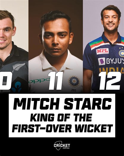 364K views · 1.4K reactions | Which of Mitchell Starc's 25 first-over wickets got you the most fired up? Check out every single one here: https://cricketa.us/TheStarc25 | cricket.com.au | Facebook