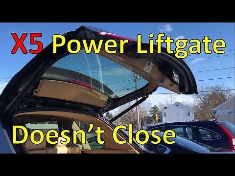 2010 BMW X5 Power liftgate wont close- Diagosis and calibration