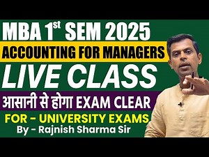 Accounting For Managers | Mba 1st Sem | Mba Accounts | Flexible Budget | Rajnish Sharma claases |