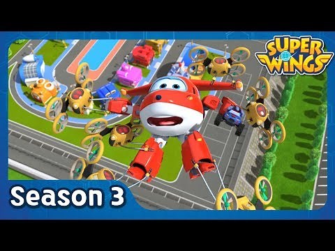 Send in the Drones | super wings season 3 | EP37