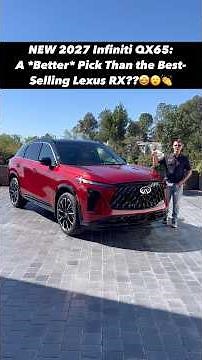 Is the NEW 2027 Infiniti QX65 a Better Buy than the Popular Lexus RX 350??
