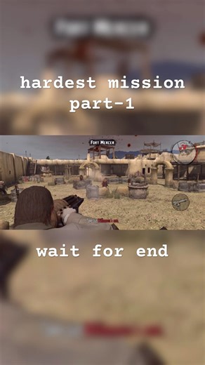 First Time Using Machine Gun 😱 | RDR Hardest Mission | Pure Gunfight 🔫 | Part 1 #shorts#mha #vecna