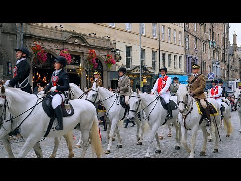 Princess Anne’s Historic Ride with 300 Riders for Edinburgh’s 900 Year Celebration 🏴󠁧󠁢󠁳󠁣󠁴󠁿