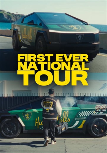 First-ever Hidden Hills Club National Tour 7 legs across the country 💯 Over 50 stops—meeting our members, blessing every stop. First leg officially underway 🔥 Follow for updates. Wrap by @advancedprotectivefilms